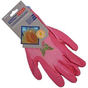 Werkhandschoenen Latex roze maat S
