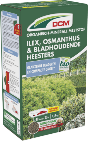 DCM Meststof Ilex, Osmanthus & Bladhoudende heesters