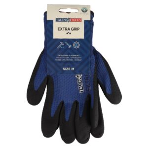 Werkhandschoen extra grip blauw maat M