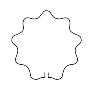 Steunring rond geschulpt