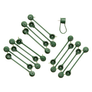 Plantenklemmen groen ø15mm - 15 stuks