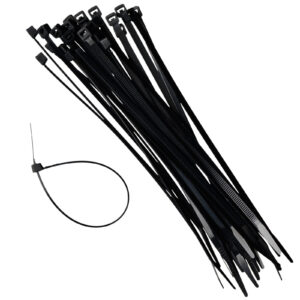 Kabelbinders zwart - 30 cm