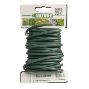 Rubberband groen met ijzeren kern ø6mm x 5m