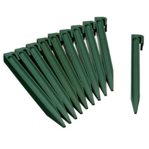 Grondpennen groen H26,7 x 1,9 x 1,8cm set 10 stuks