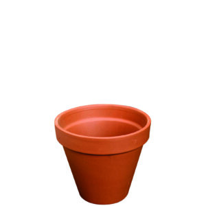 Terracotta bloempot rond Iterra 15x14 cm