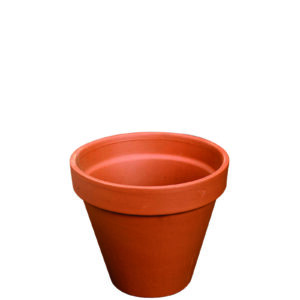 Terracotta bloempot rond Iterra 19x17 cm