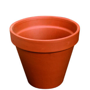 Terracotta bloempot rond Iterra 39x34 cm