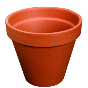 Terracotta bloempot rond Iterra 53x47 cm