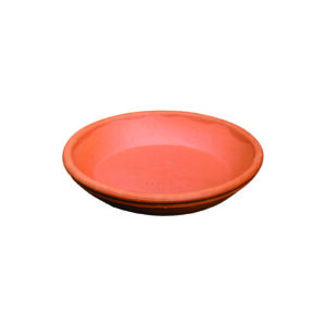 Terracotta onderschotel rond waterdicht 19 cm