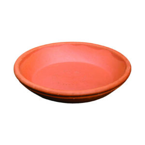 Terracotta onderschotel rond waterdicht 31 cm