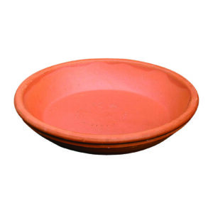 Terracotta onderschotel rond waterdicht 36 cm