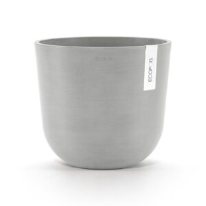 Ecopots Oslo wit grijs